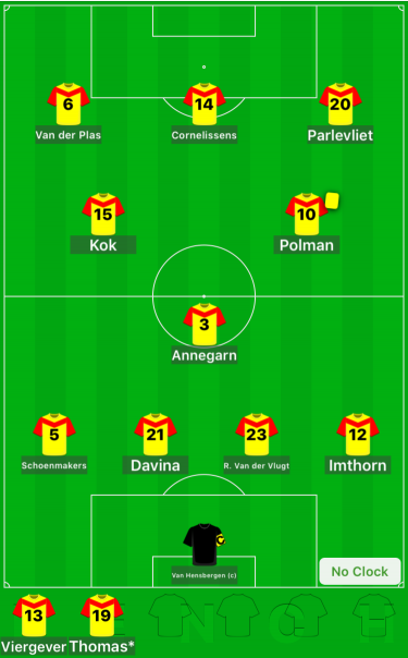 Opstelling Van Nispen 1 - DWO 1