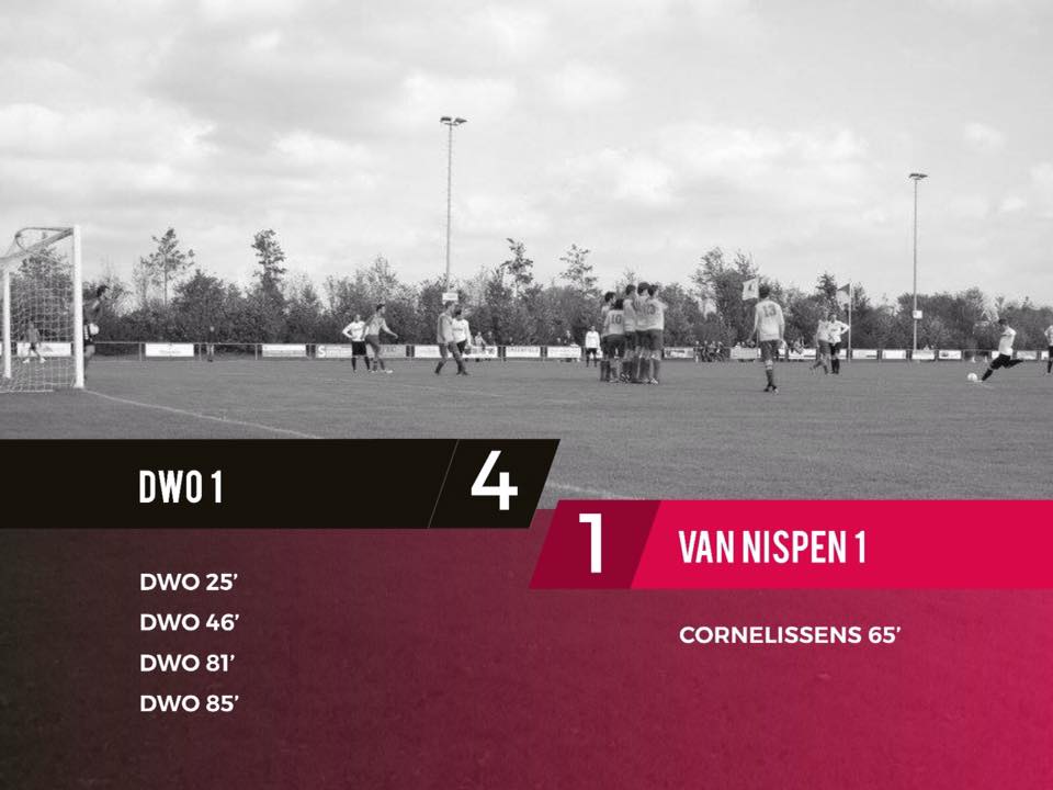 Uitslag DWO 1 - Van Nispen 1