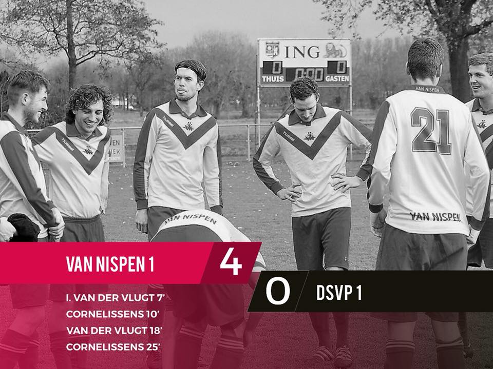 Uitslag Van Nispen 1 - DSVP 1